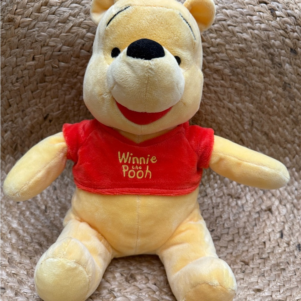 Kohl's Winnie the Pooh Plush - Soft Yellow and Bright Red